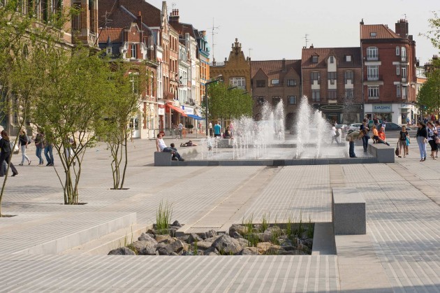 Public Spaces in Armentières by Bruel-Delmar