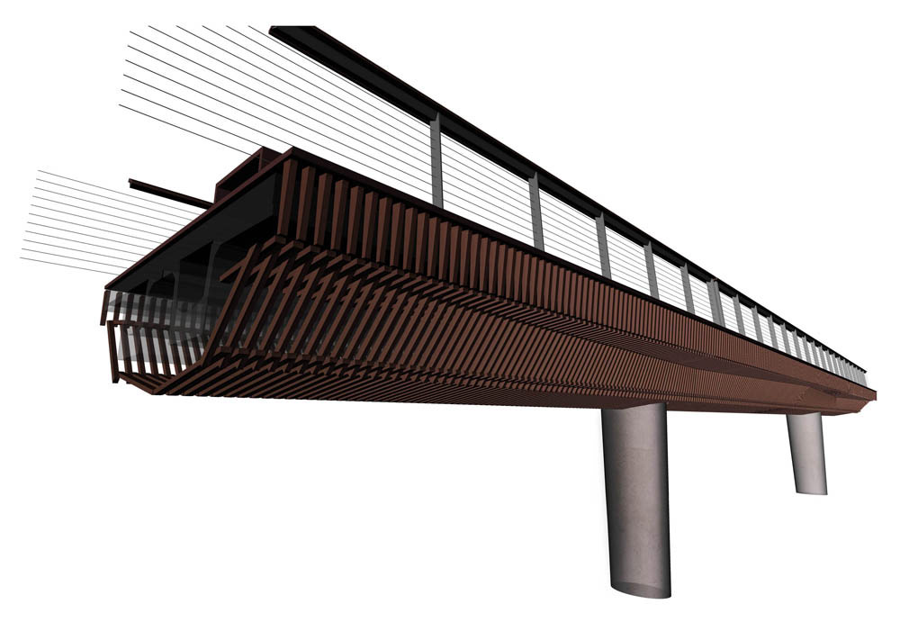 File:Firefly Trail Pedestrian Bridge Across S. Peter St., Athens.jpg - Wikimedia Australia