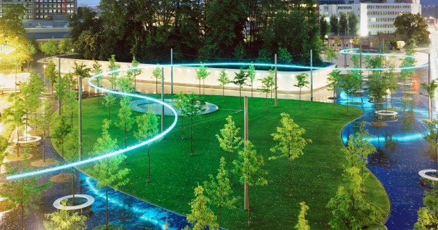 Open Space Leutschenbach Zürich by Westpol Landscape Architecture