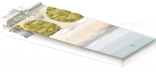 Katwijk Coastal Defence by OKRA