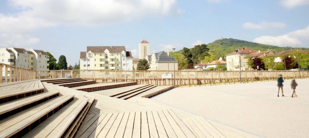 The New Town Centre of Le Ban St Martin by Agence Babylone