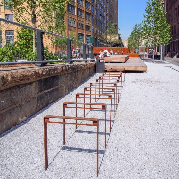 CorTen Bicycle Racks