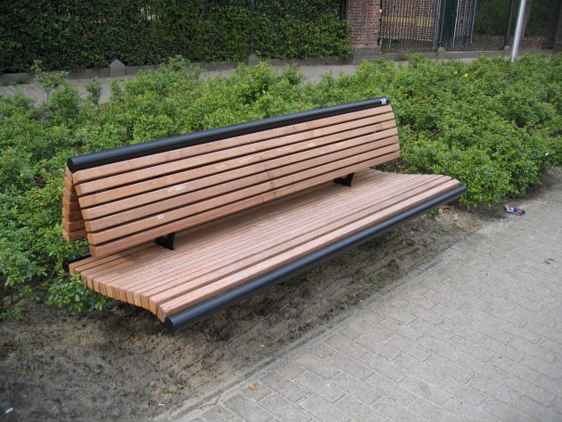 Wenters Single Seat With Backrest (Wood)
