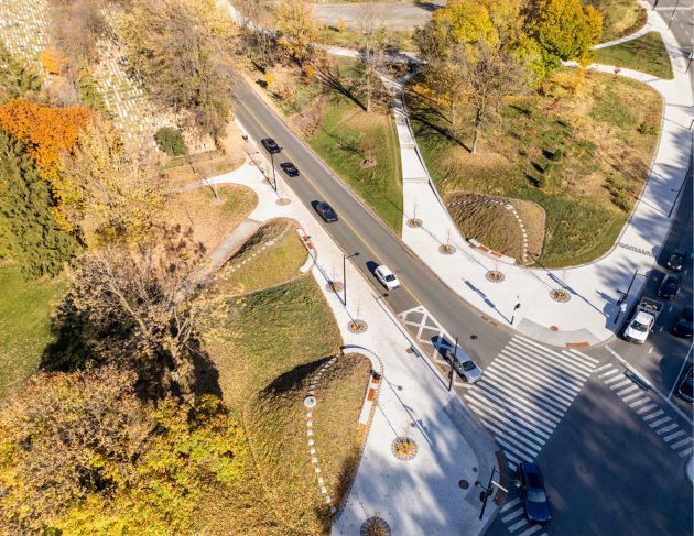Remembrance Gateway, Mount-Royal Park, Montreal, Canada by Civiliti and Vlan paysages